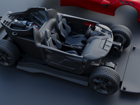 Ferrari SF90 XX 3D Print Model
