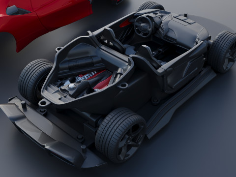 Ferrari SF90 XX 3D Print Model
