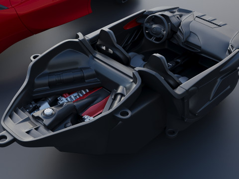 Ferrari SF90 XX 3D Print Model