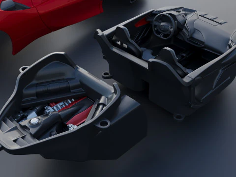 Ferrari SF90 XX 3D Print Model