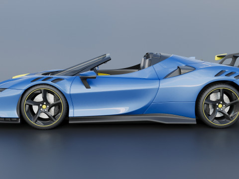 Ferrari SF90 XX Spider Model Cetak 3D