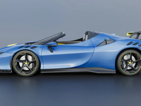 Ferrari SF90 XX Spider 3D Print Model