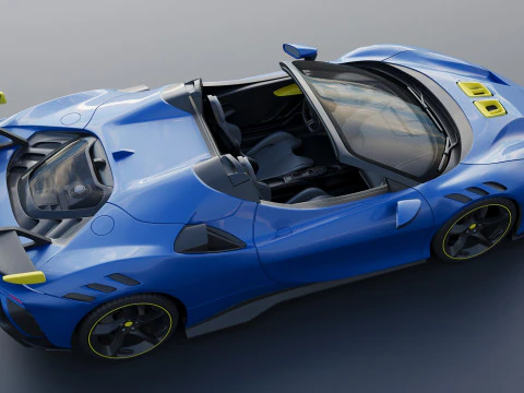 Ferrari SF90 XX Spider 3D Print Model