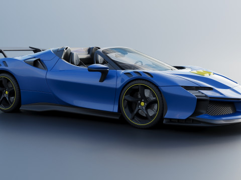 Ferrari SF90 XX Spider Model Cetak 3D
