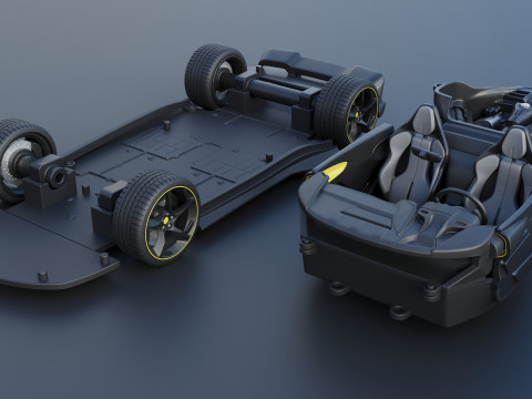 Ferrari SF90 XX Spider Model Cetak 3D