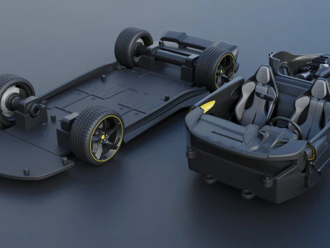 Ferrari SF90 XX Spider 3D Print Model
