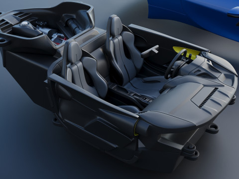 Ferrari SF90 XX Spider Model Cetak 3D