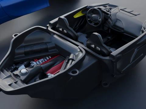 Ferrari SF90 XX Spider 3D Print Model