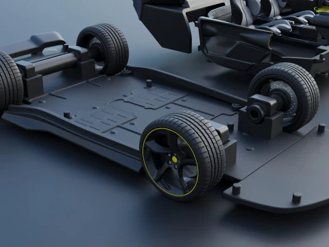Ferrari SF90 XX Spider 3D Print Model