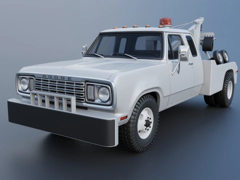 Dodge D300 Destruidor 1977 Modelo de Impressão 3D