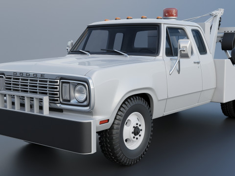 Dodge D300 Wrecker 1977 Model do druku 3D