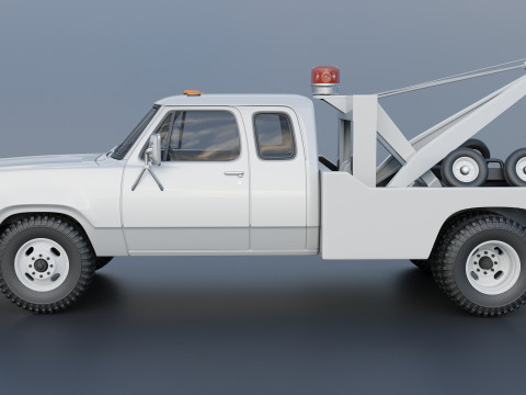 Dodge D300 Wrecker 1977 Model do druku 3D