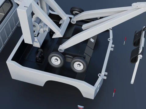 Dodge D300 Wrecker 1977 3D Print Model