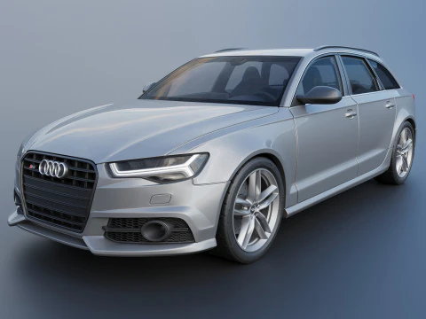 Audi S6 Avant2016 Modello di stampa 3D