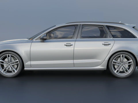 Audi S6 Avant 2016 3D Print Model