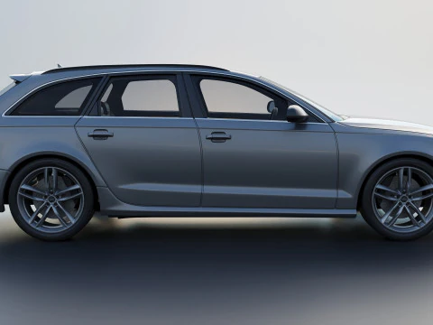 Audi S6 Avant 2016 3D Print Model