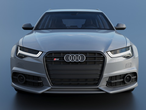 Audi S6 Avant 2016 Modèles 3D en vedette