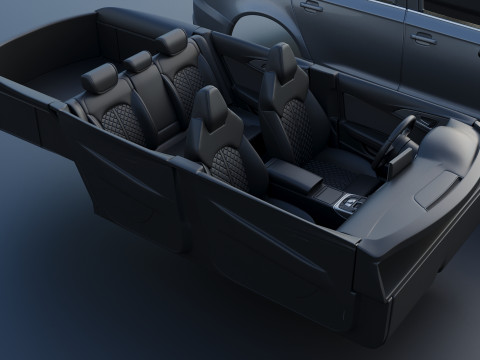 Audi S6 Avant 2016 Modèles 3D en vedette