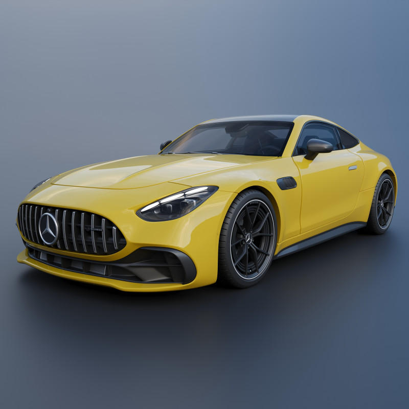 Mercedes-AMG GT43 2025 3D प्रिंट मॉडल .c4d .max .obj .3ds .fbx .stl .blend 