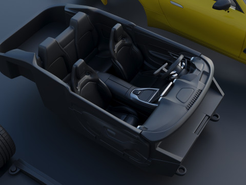 Mercedes-AMG GT43 2025 3D प्रिंट मॉडल