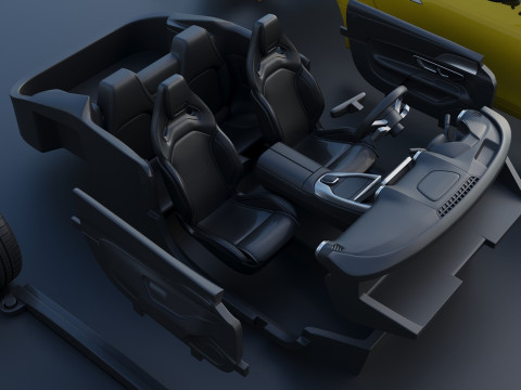 Mercedes-AMG GT43 2025 3D प्रिंट मॉडल