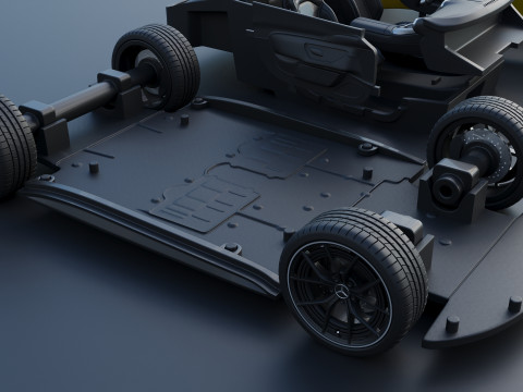 Mercedes-AMG GT43 2025 3D प्रिंट मॉडल