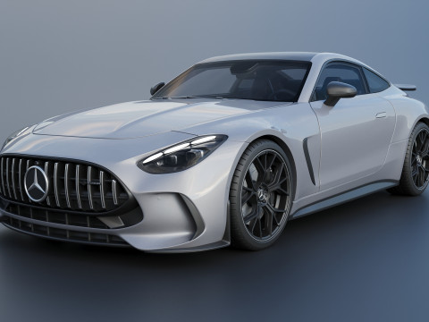Mercedes AMG GT 63 Coupe 2025 Modello di stampa 3D