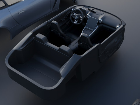 Mercedes AMG GT 63 Coupe 2025 Modello di stampa 3D