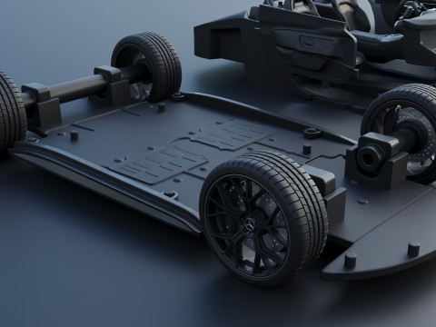 Mercedes AMG GT 63 Coupe 2025 Modello di stampa 3D