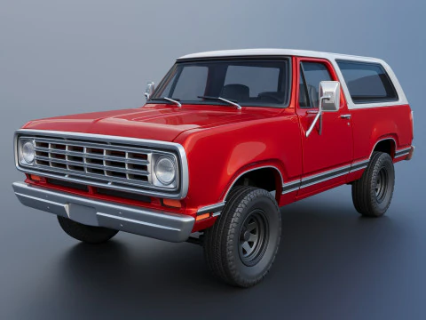 Dodge Ramcharger 1973 Modello di stampa 3D