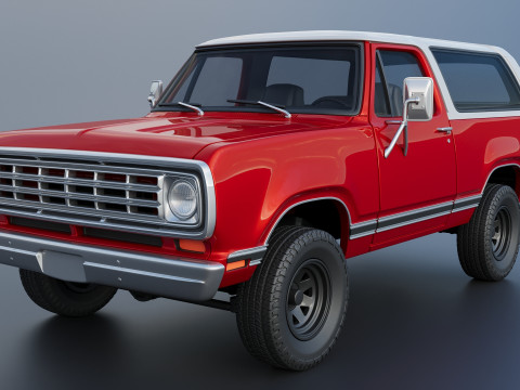 Dodge Ramcharger 1973 3D 프린트 모델