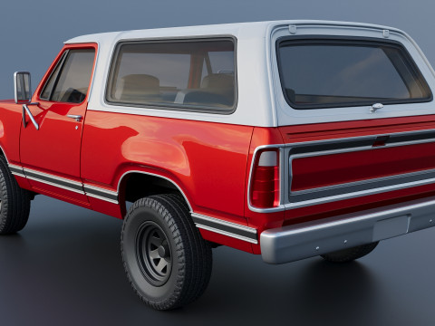 Dodge Ramcharger 1973 3D 프린트 모델