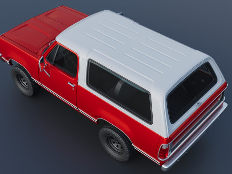 Dodge Ramcharger 1973 3D 프린트 모델