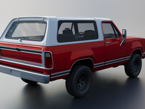 Dodge Ramcharger 1973 3D 프린트 모델
