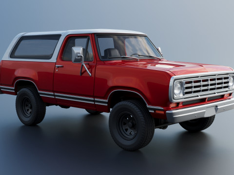 Dodge Ramcharger 1973 3D 프린트 모델