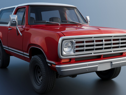 Dodge Ramcharger 1973 3D 프린트 모델