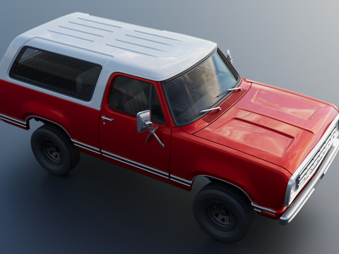 Dodge Ramcharger 1973 3D 프린트 모델