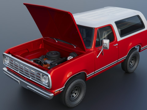 Dodge Ramcharger 1973 3D 프린트 모델