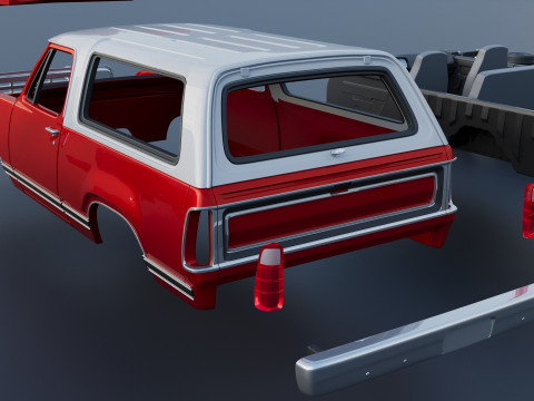 Dodge Ramcharger 1973 3D 프린트 모델