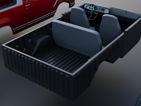 Dodge Ramcharger 1973 3D 프린트 모델
