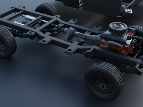 Dodge Ramcharger 1973 3D 프린트 모델