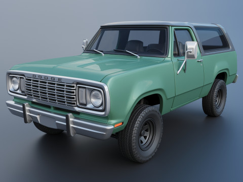 Dodge Ramcharger 1976 3D 프린트 모델