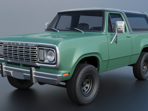 Dodge Ramcharger 1976 Model do druku 3D