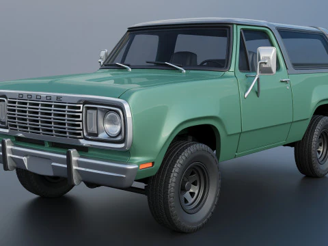 Dodge Ramcharger 1976 3D Print Model