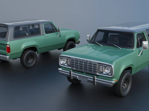 Dodge Ramcharger 1976 3D Print Model