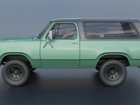 Dodge Ramcharger 1976 Model do druku 3D