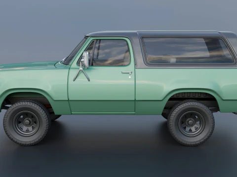 Dodge Ramcharger 1976 3D Print Model