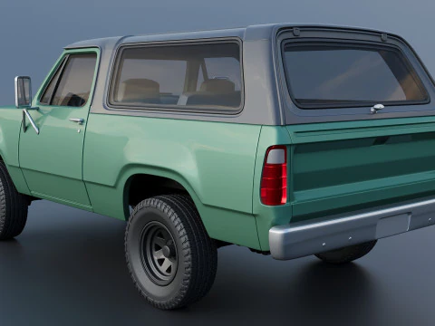 Dodge Ramcharger 1976 3D Print Model