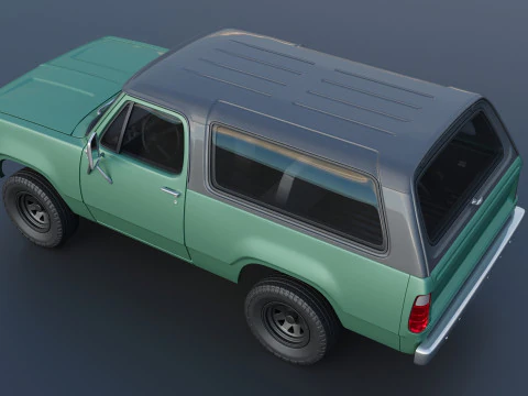Dodge Ramcharger 1976 3D Print Model