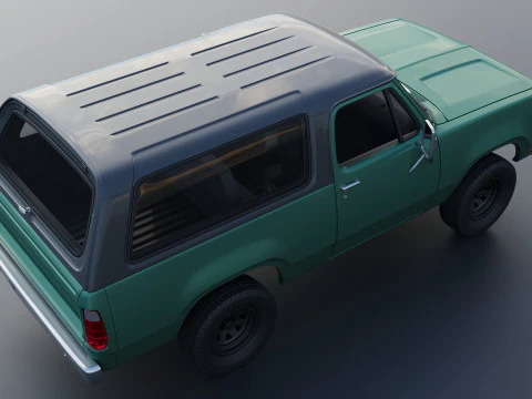 Dodge Ramcharger 1976 3D Print Model